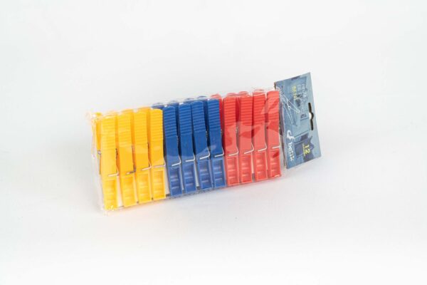 Paquet de pinces en plastique BENT (48 paquets de 12 pcs)