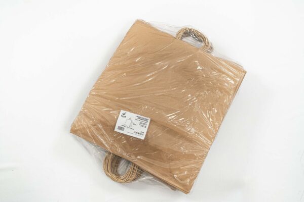 Sac papier kraft à poignée torsadée 45x48+16(5*50)