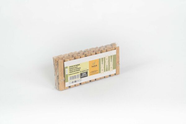 Paquet de pinces en bambou (30*24)