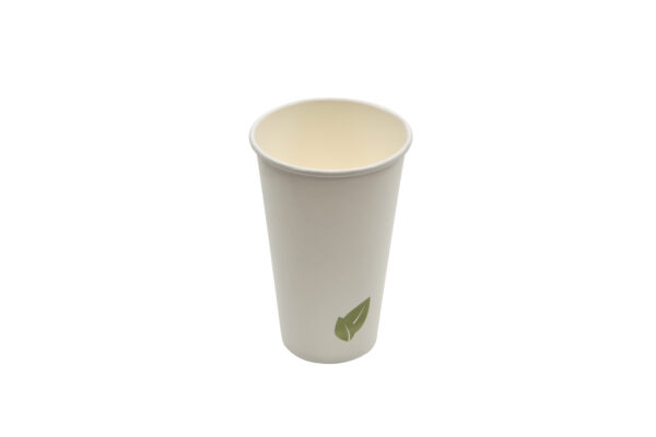 Vaso de papel estamp. hoja 16oz (480ml)(20*50)