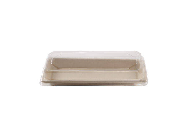 Sushi set sugarcane tray + lid 217*90(10*25)